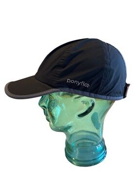 Ponyflo Active Ponytail Black Cap